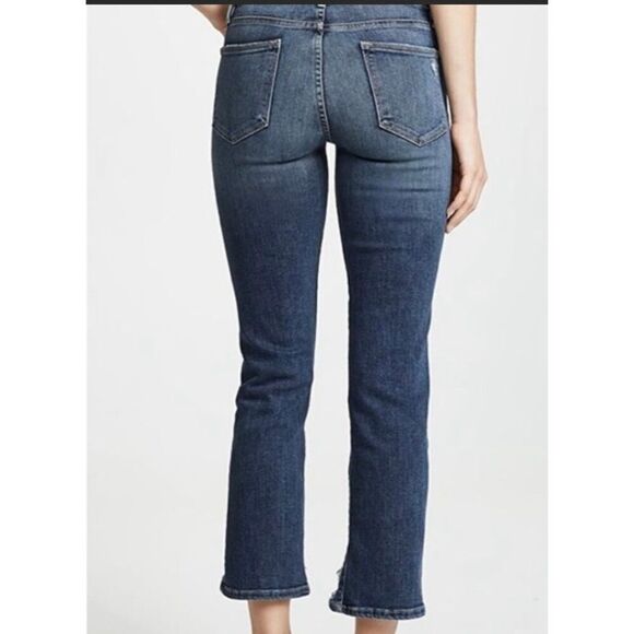 Frame Le High Straight Leg Distressed Jeans 30 - Picture 3 of 9